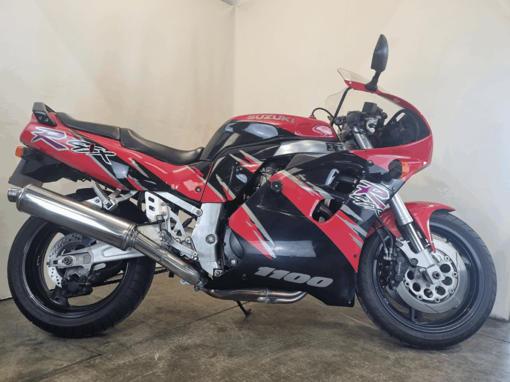 Red Suzuki GSXR1100W